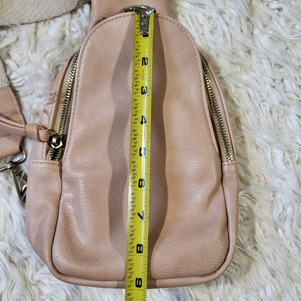 Anthropologie Urban Originals Liberty Cross-Body Bag in Blush Pink - Picture 13 of 15